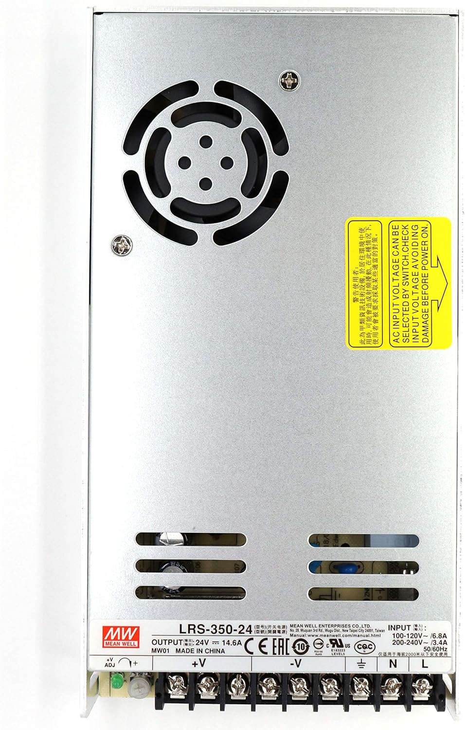 منبع تغذیه MEAN WELL LRS-350-24 تصویر 2