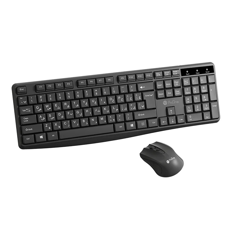 ست کیبورد و ماوس بی‌سیم پرووان Keyset PMK25W ـ مشکی تصویر 2