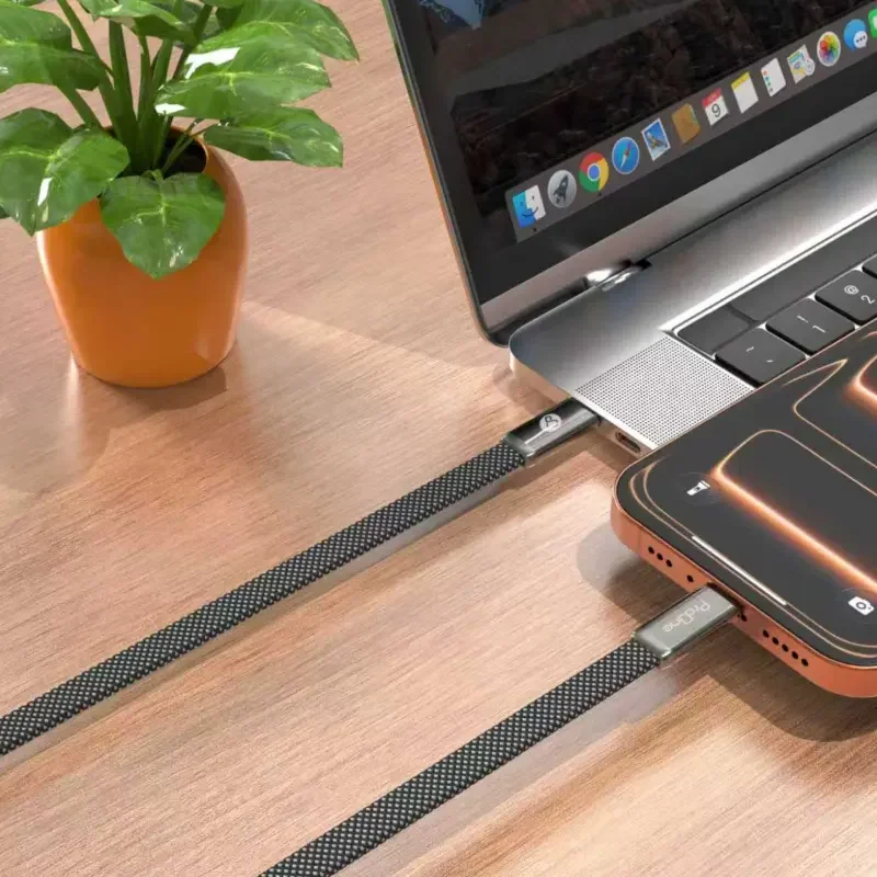 کابل USB-C به USB-C پرووان Air PCC159 ـ مشکی تصویر 2