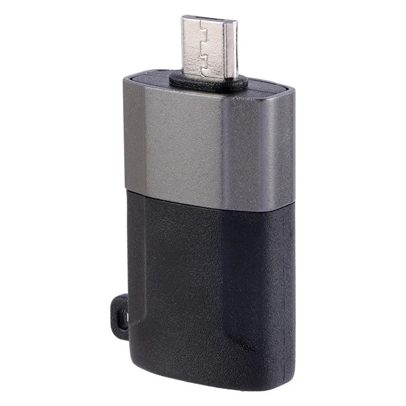 مبدل OTG میکرو USB پرووان PCO14 ـ مشکی / خاکستری تصویر 2