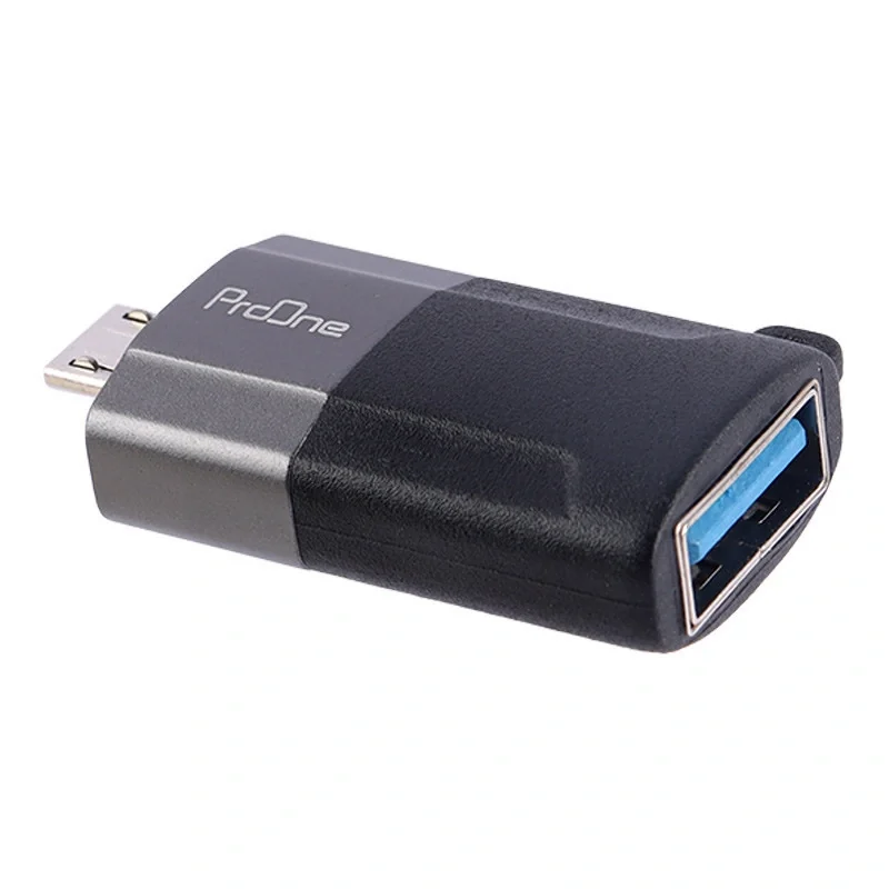 مبدل OTG میکرو USB پرووان PCO14 ـ مشکی / خاکستری تصویر 3