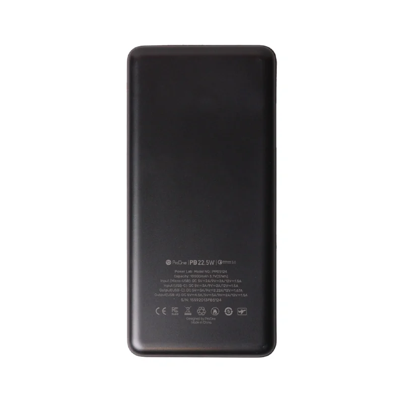 پاوربانک ۱۰۰۰۰ پرووان Power Lab PPB5124 ـ مشکی تصویر 2