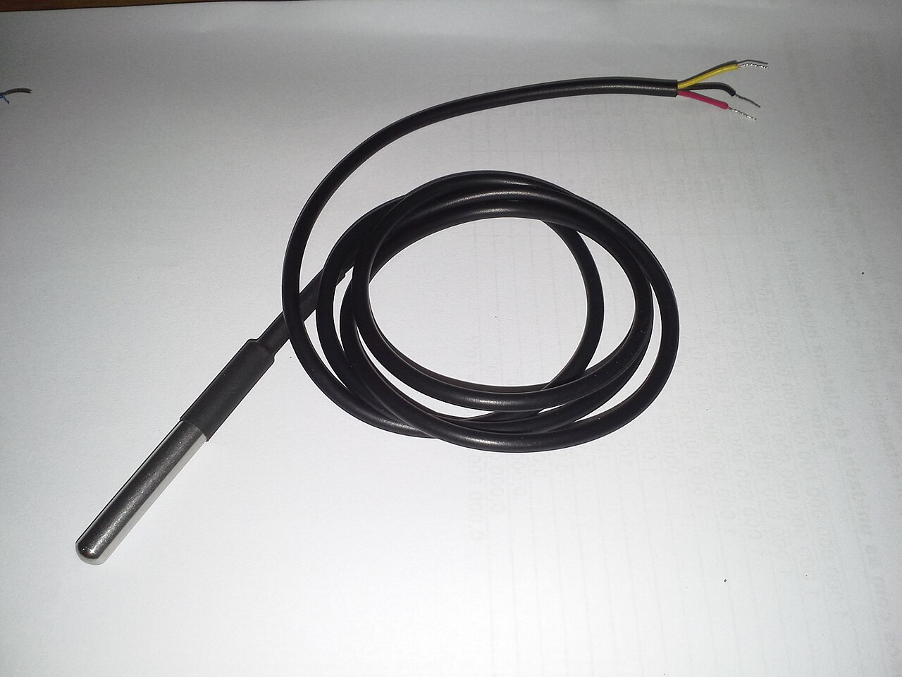 پروب معرفی‌شده به‌عنوان DS18B20 در منبع