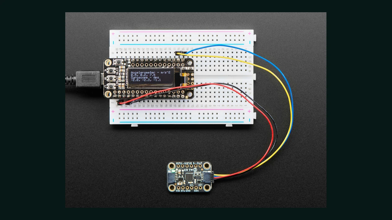 آموزش MPU6050 با ESP32؛ سیم‌کشی، کد و کالیبراسیون